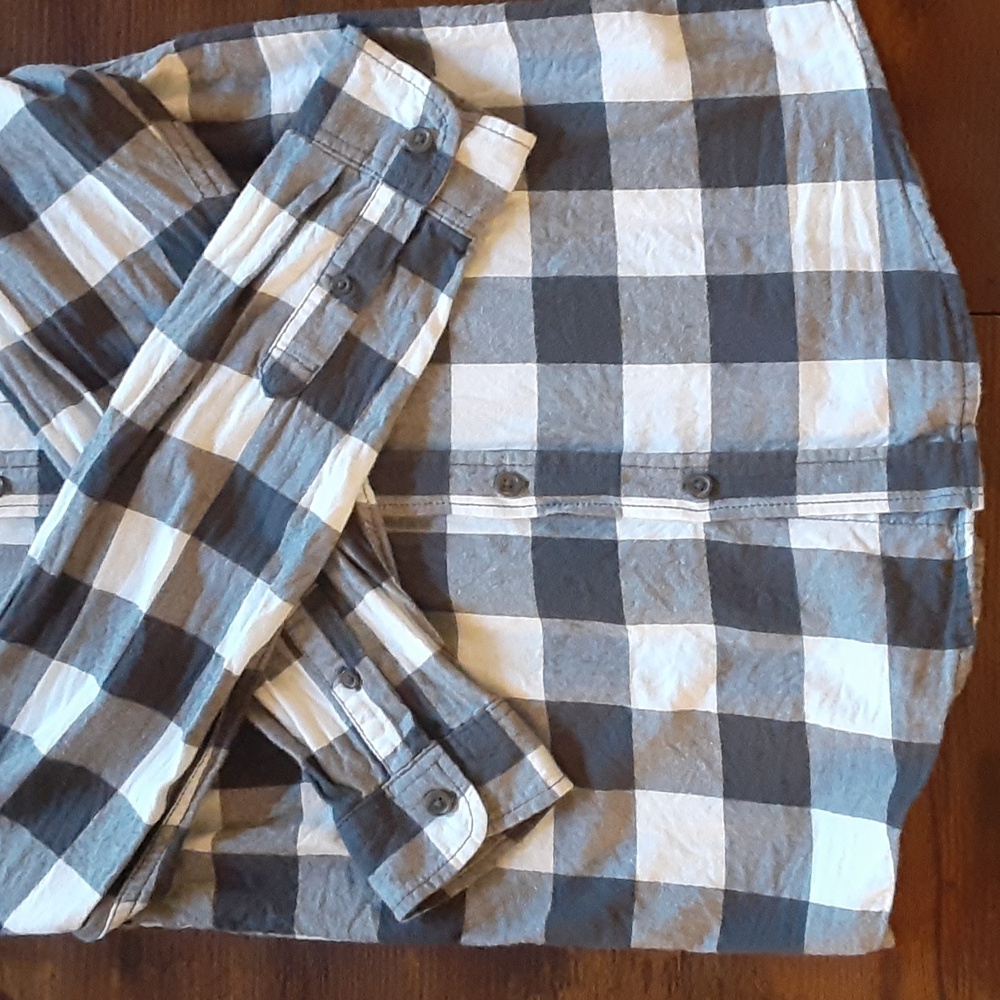 Boys' Plaid Flannel Button-Down Shirt - Cat & Jack™ - Picture 5 of 8
